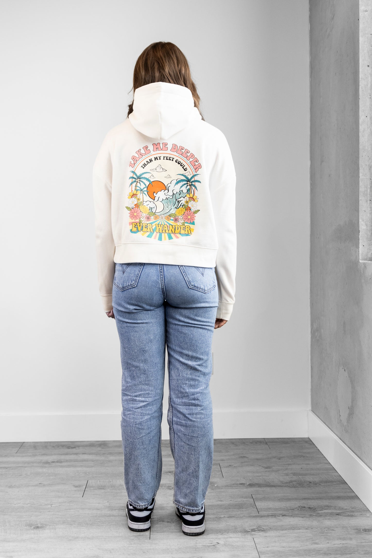 Take Me Deeper Ultra Hoodie in Ethereal White