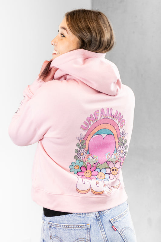 Unfailing Love Ultra Hoodie in Cotton Candy Pink