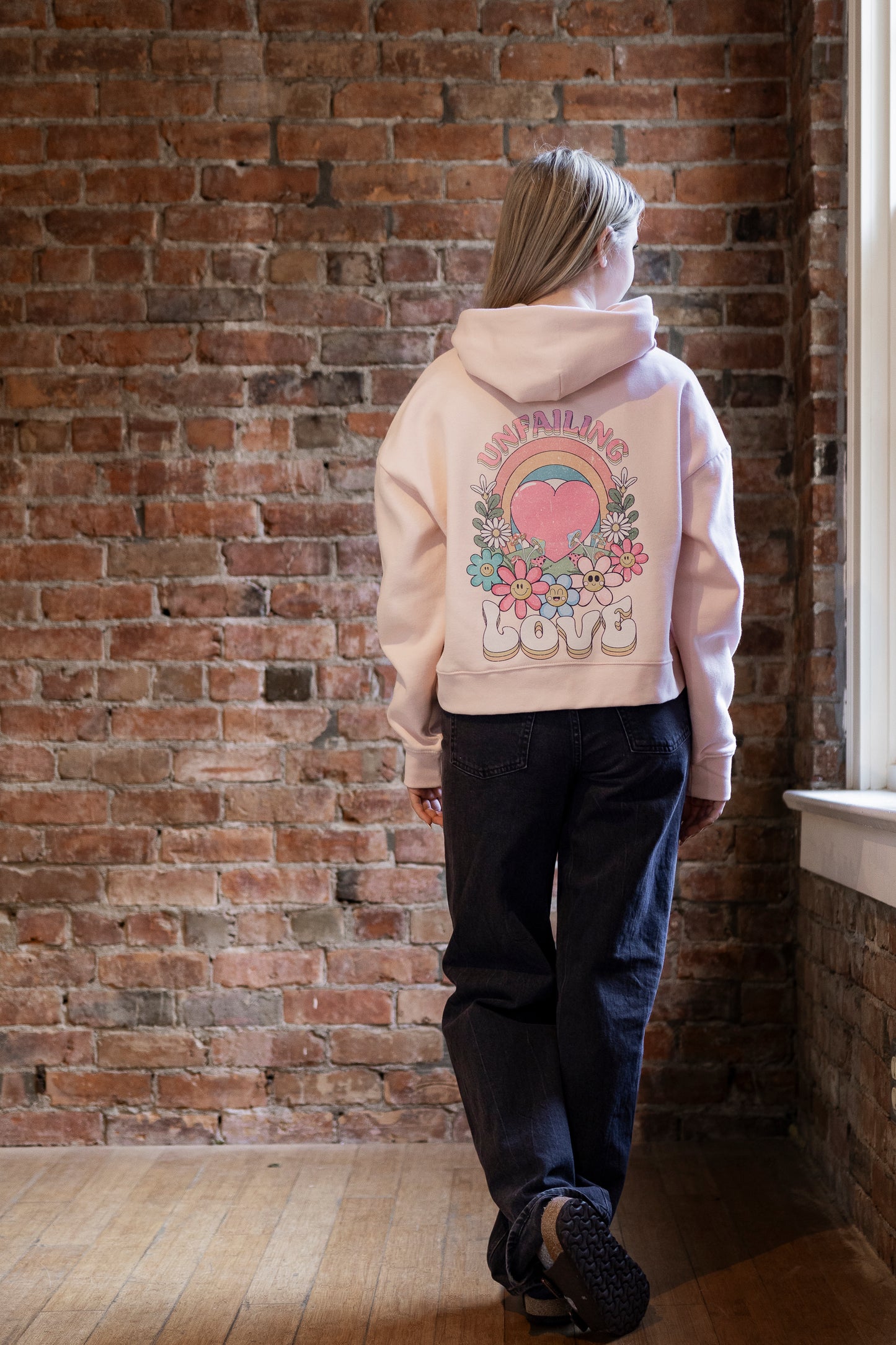 Unfailing Love Ultra Hoodie in Cotton Candy Pink