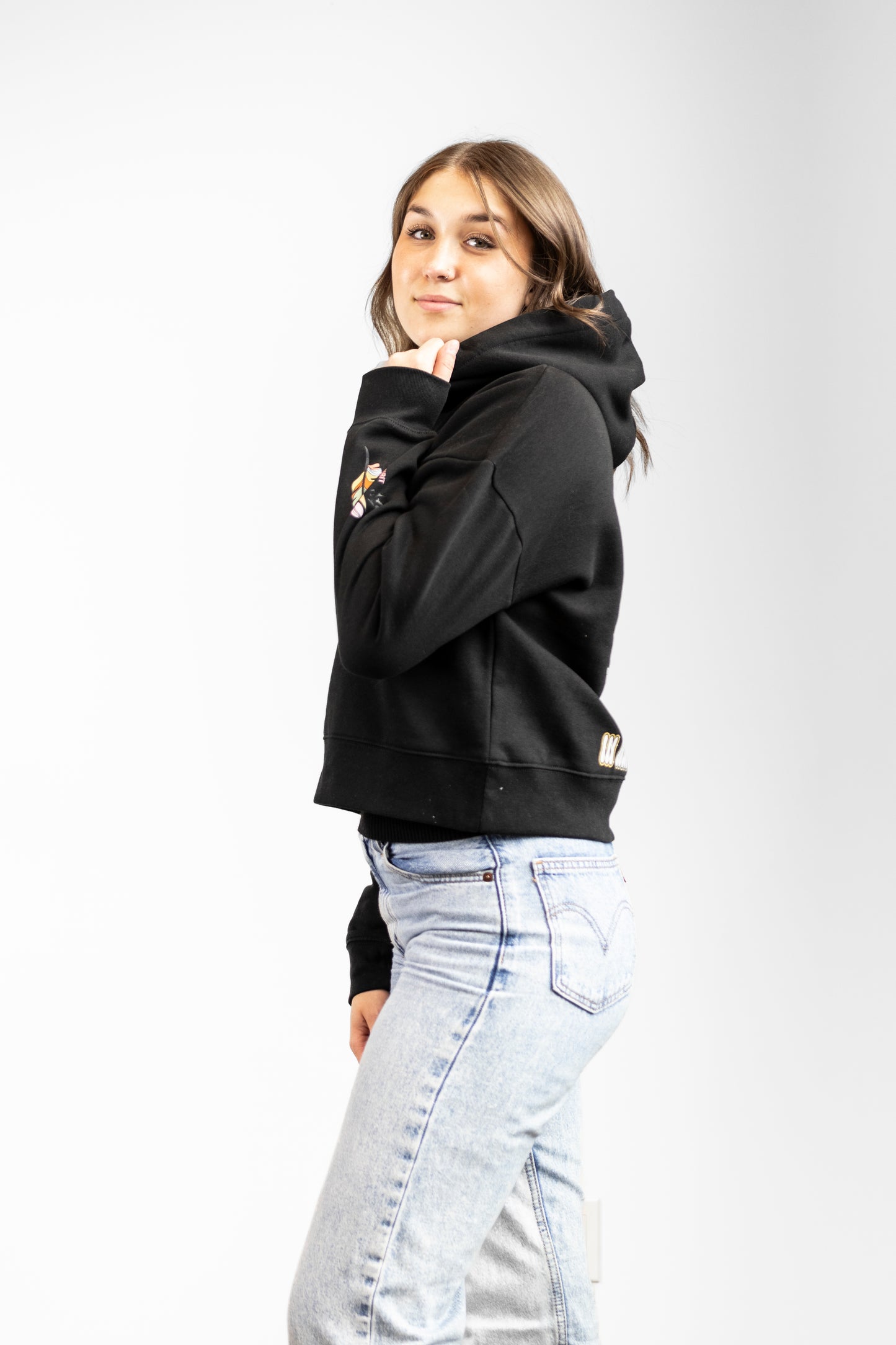 Awe & Wonder Ultra Hoodie in Midnight Black